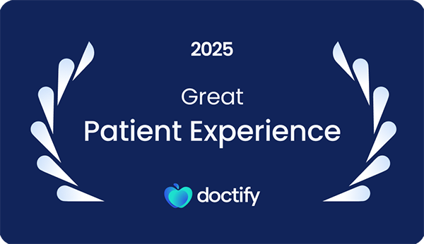 Doctify 2025 Great Patient Experience Badge