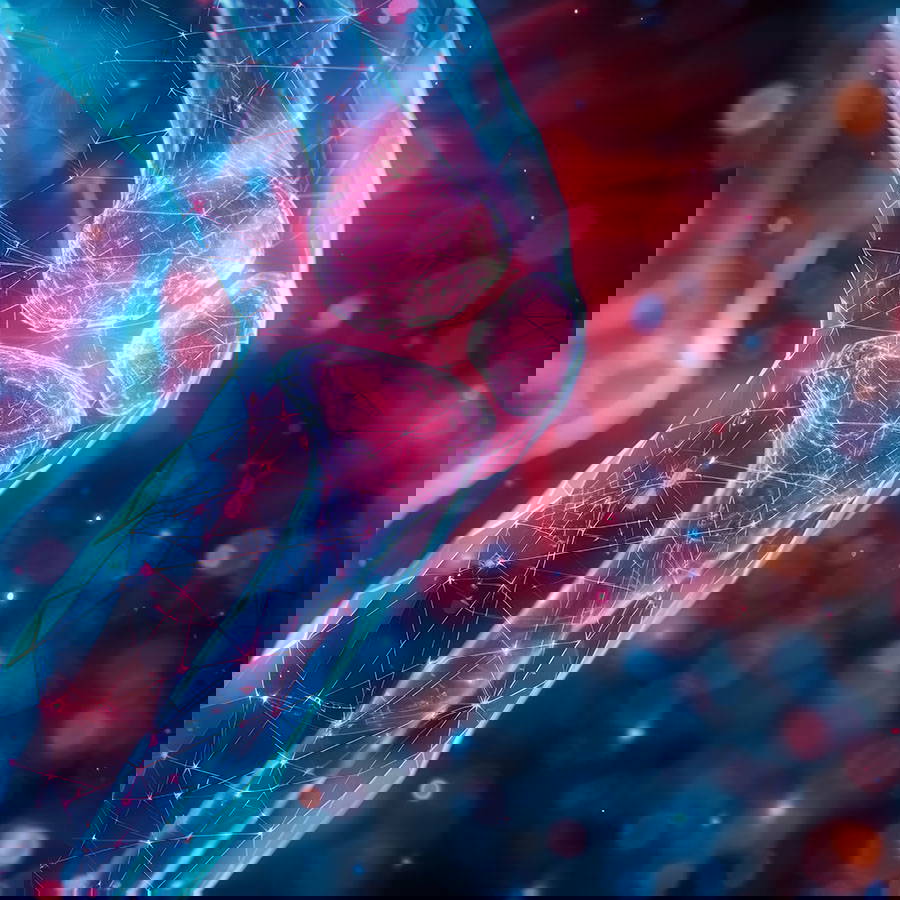 knee joint modern illustration